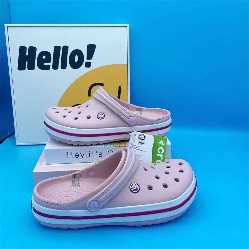 2025 Couple Shoes - Lightweight EVA Beach/Indoor Sliding Block Breathable Cross Hole Neutral Multi Color Z250401