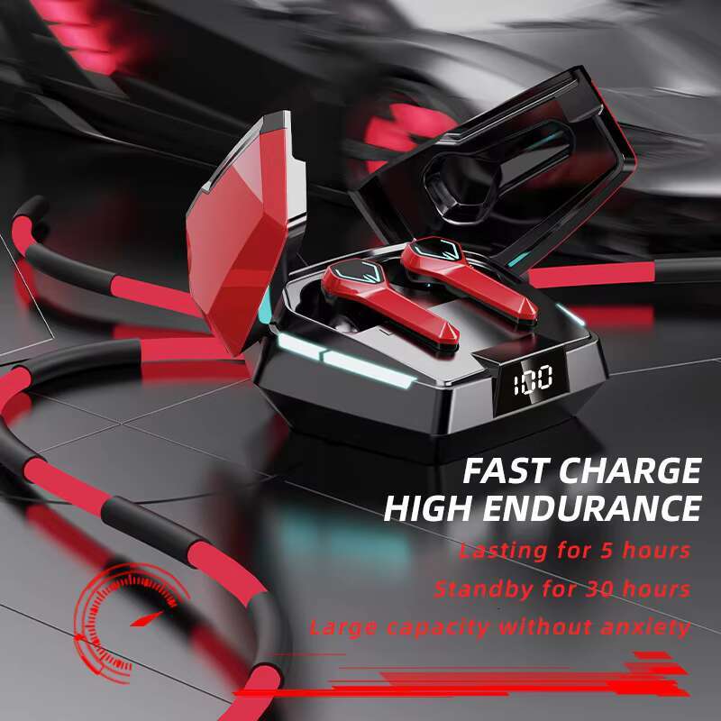 New TWS Gaming Earbuds Cool Scissors Door Esports Wireless Bluetooth Earphones Low Latency Noise Reduction Headphones