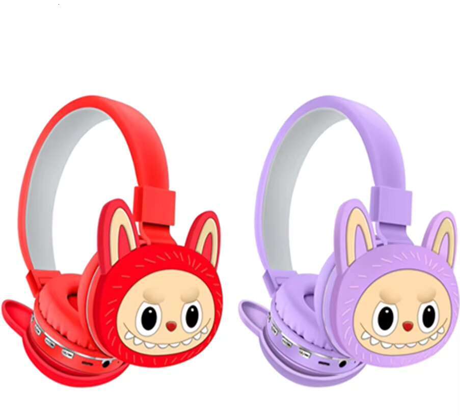 New AH-806G Headset Cartoon Cute Children's Headwear Blue Tooth Headphones Stereo Foldable Wireless Earphones Factory Wholesale