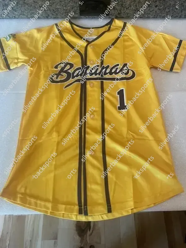 Savannah Bananas K. Jackson 4 Baseball Jerseys Custom Baseball Jerseys Mens Womens Youth