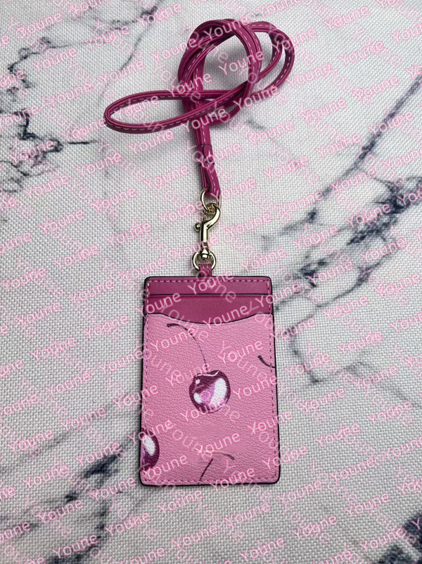 Keychains Lanyards Cherry designer leather Co ch Work pass tag professional Hospital Nurse Holder Lanyards Doctor Neck Strap Credit Card Case ID Badge Holders