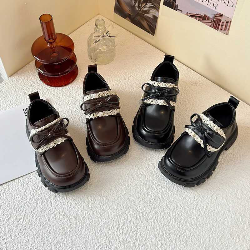 French Girl Shoe 2025autumn Fashion Girl School Shoe Elegant Women High Shoe Women Loafers Retro Women Shoes T251101