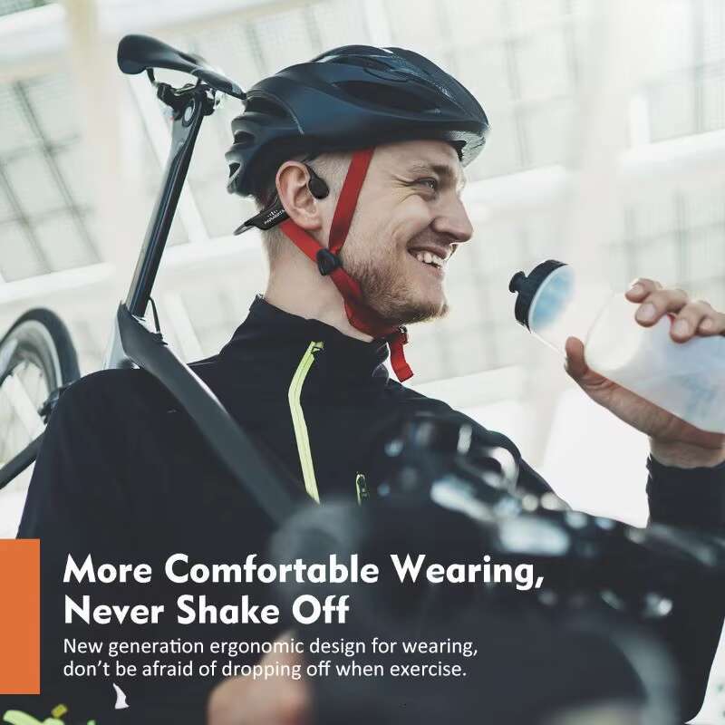 PARAMITA New Upgrades DG08 Open Ear Bone Conducting Headphones Waterproof for Sports Outdoor