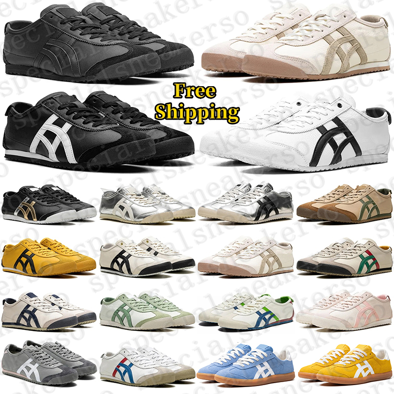 Free Shipping Onitsukas Tigers Tokuten Mexico 66 Designer sneakers Running Shoes black trainers for mens womens chaussure Outdoor men Sports runners