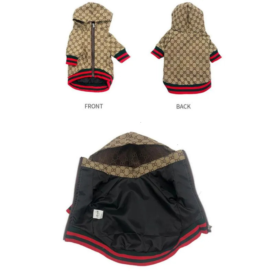 Brand Designer Letters Printed Dog Apparel Cloth Fashion Cowboy Denim Hoodies Cats Dogs Animals Jackets Outdoor Casual Sports Pets Coats Clothes Acces