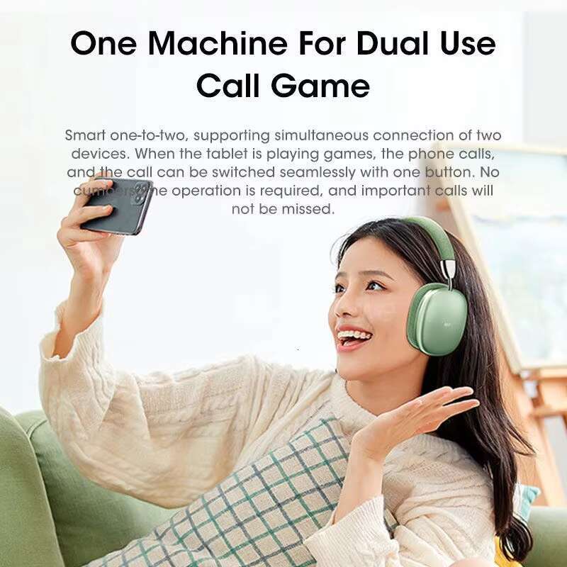 Hot Selg Air Pro Max Computer Music Gaming Earphone Foldable Over Ear Wireless Headphones Blue Tooth Headset
