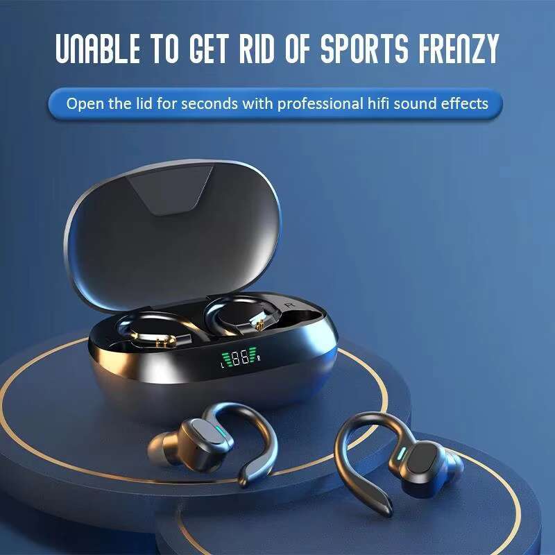 SP16 Ear Hook Tws True Wireless Bluetooth Earphone Earbuds Noise Canceg Gaming Sport Run Headphone with Charging case