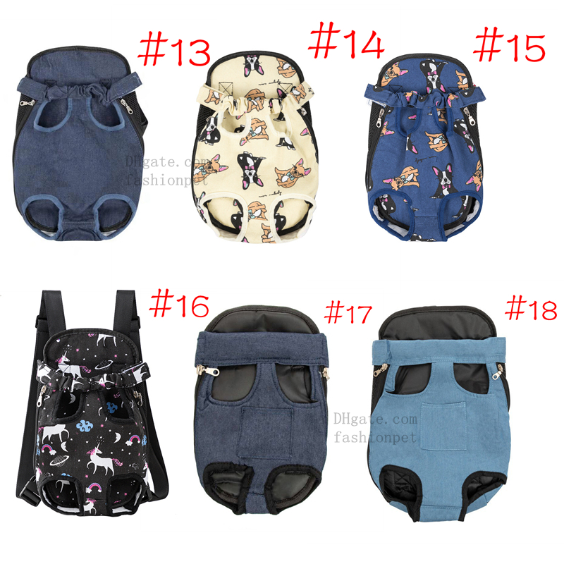 Portable Pet Carrier Backpack, Adjustable Pet Front Cat Dog Carrier Backpack Travel Bag for Small Medium Dogs Cats Puppies, Cat Backpack Carrier for H