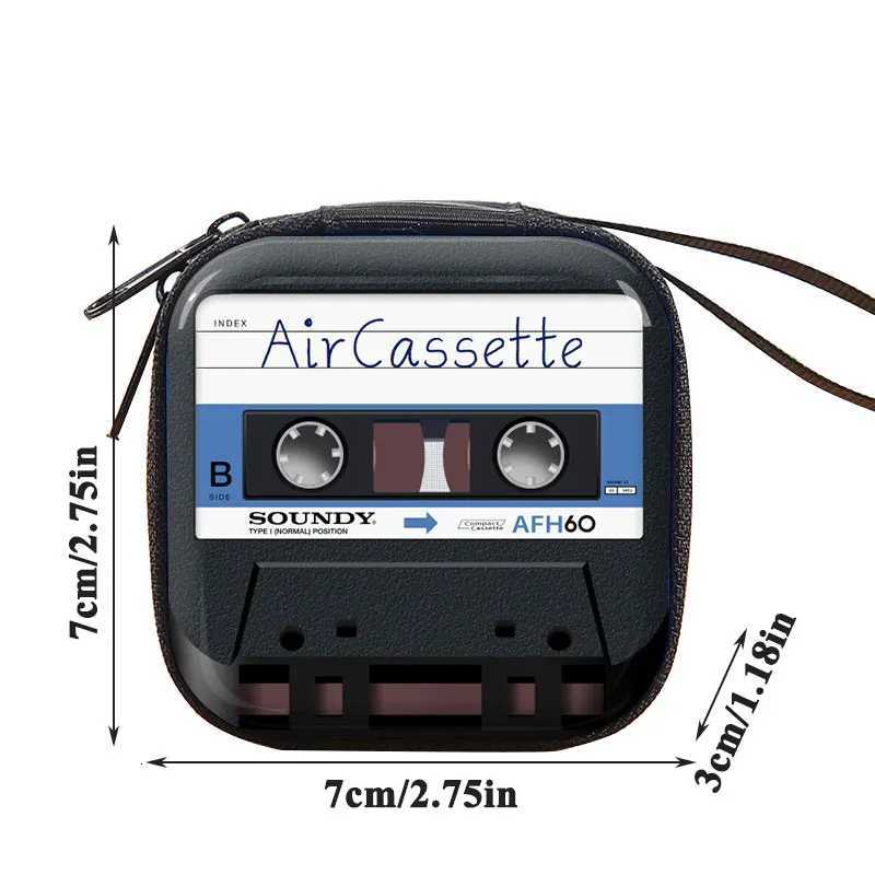 Hot Creative Retro Coin Purse Cute Tinplate Square Money Bags Portable Mini Wallet Earphone Key Storage Box Girls WholesaleW251101