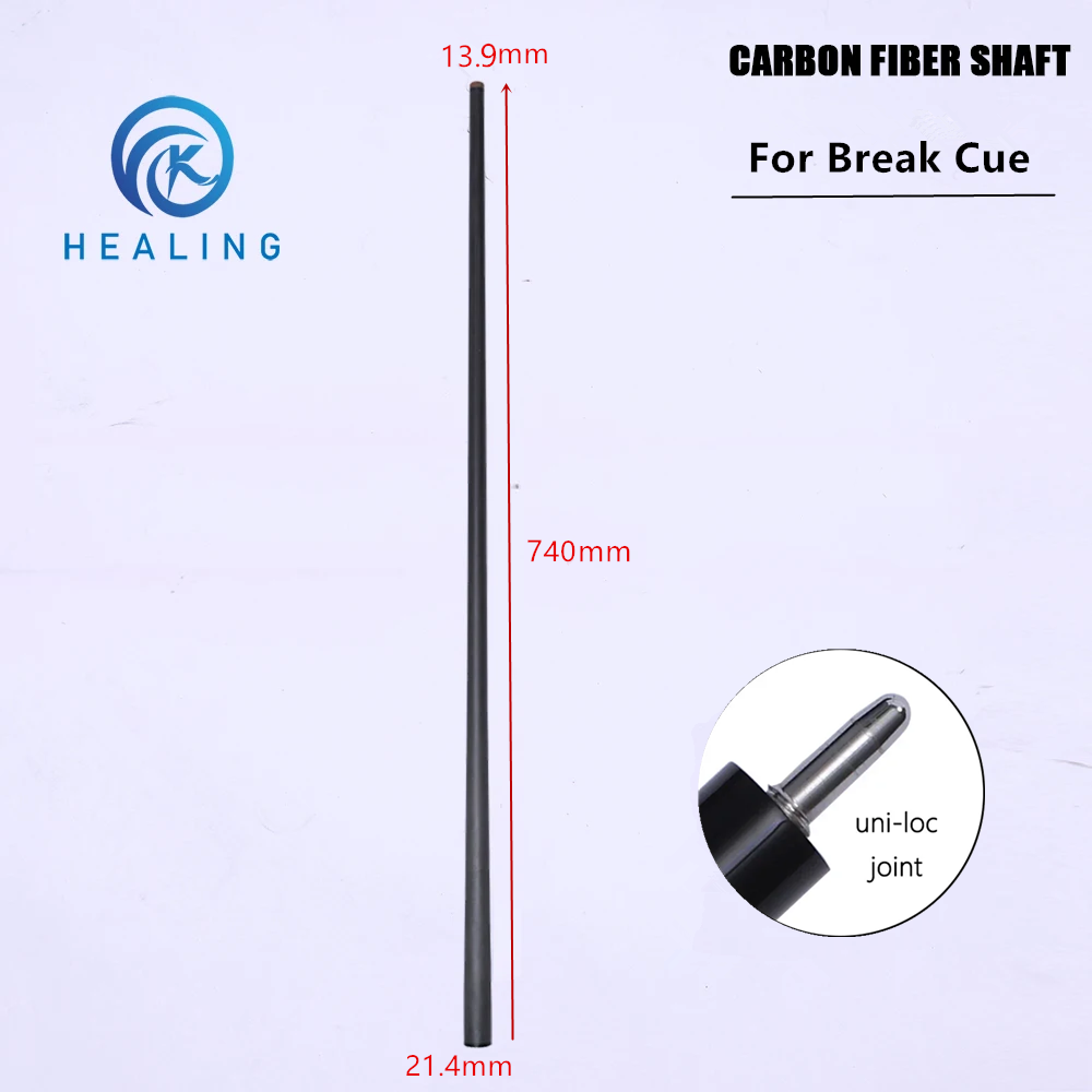 Carbon fiber Black Technology Billiard Club Forelimb Stroke 12.4mm/12.9mm/13.9mm Foam Filling Uni-loc Joint For Pool Cue Shaft