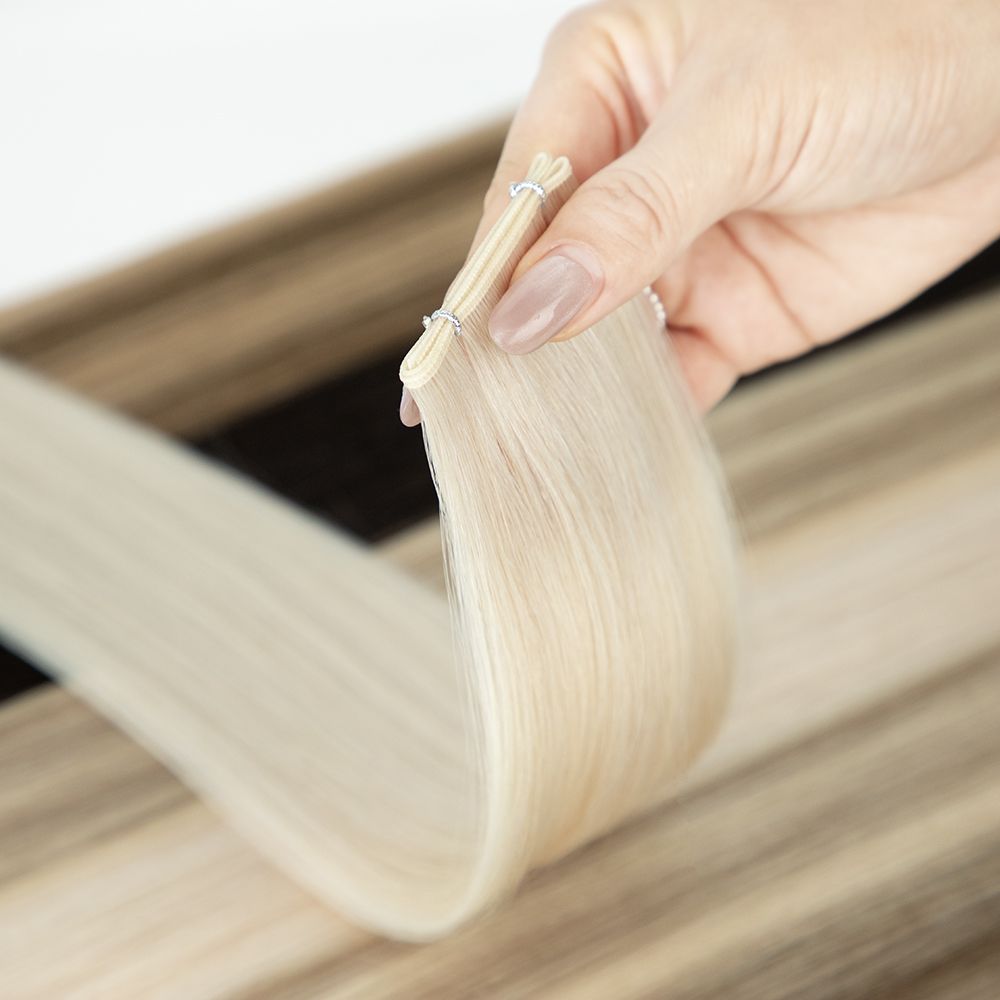 14A High Quality Double Drawn New PU Hair Wefts Human Hair Weave 50g/pcs 100g/pack 200g/lot Remy Hair Bundles Factory Direct Production And Sales