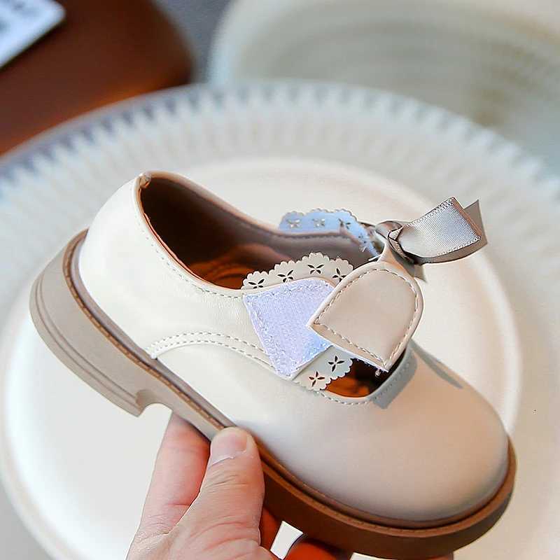 Girl Shoes Children Leather Shoes Black Soft Sole Versatile Princess Shoes Mary Janes Shoe Kid Shoe for Girl T251101