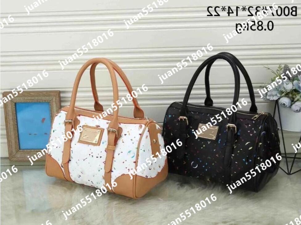 Totes pu leatherhandbag Colorful Flower Travel Bag lady beach Women Nano Pillow Bags Leather Totes Handbag Croissant Wallets Bag Messenger Bag