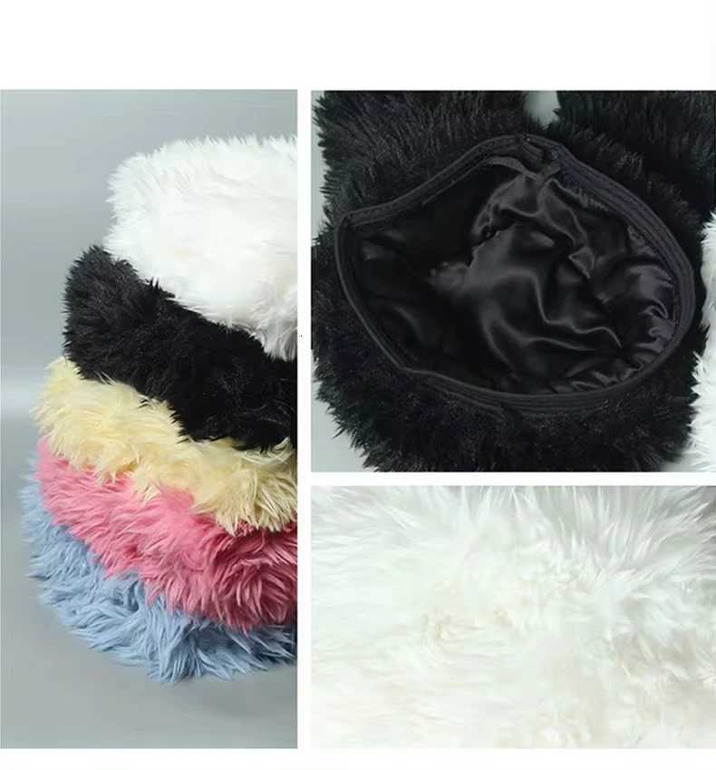 Y2k Rabbit Ears Plush Hats Cute Girls Winter Beanie Pullover Cap Women Lolita Thickened Warm Funny Party Photography Fleece HatsXJ251101