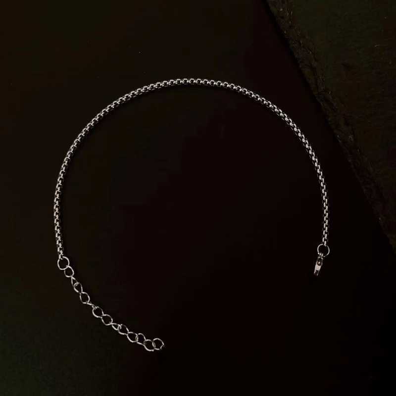 Stainless Steel Bracelet Set with Box Chain and Cuban Link - Mens Fashion Jewelry Gift - Dad Boyfriend Husband Y250329