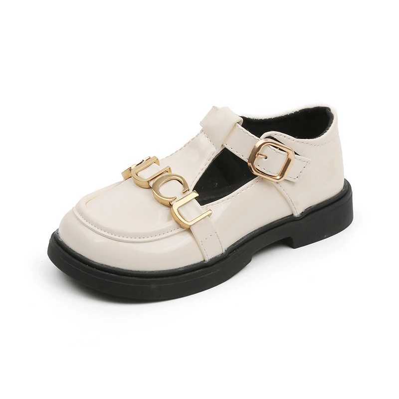 Autumn New Girl Fashion Handsome Kids Loafers Shoes Skid Wear Resistant Girls Single Leather Shoes Children Flats British StyleT251101