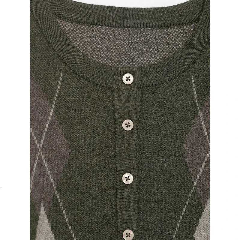 Womens Knit Cardigan Sweater Autumn Winter Fashion Argyle Belt Sweaters Vintage Female Outerwear Chic TopsT251101