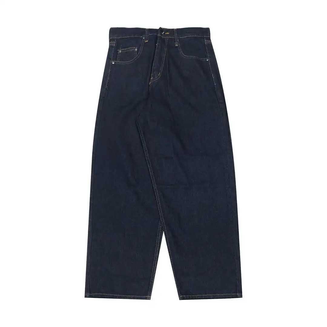 Y2K Classic Jeans Straight Low Waist Pants Embroidery Figure New Fashion Casual Blue Jeans High Street Hip Hop Womens Clothing J251031