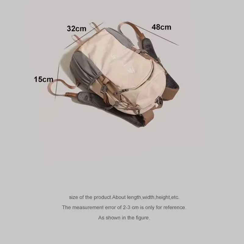 Portable Foldable Backpack Women and Men Outdoor Hiking Climbing Backpacks Lightweight Travel Bag Waterproof Cycling BackpackC250407