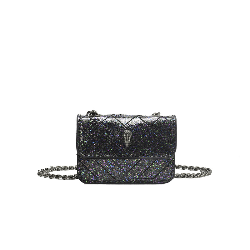 Mini Eagle Head Small Square Bag High Value Luxury Bag Designer Bag Niche Coin Purse Versatile Crossbody Bag Simple Clutch Bag Sequin Chain Bag