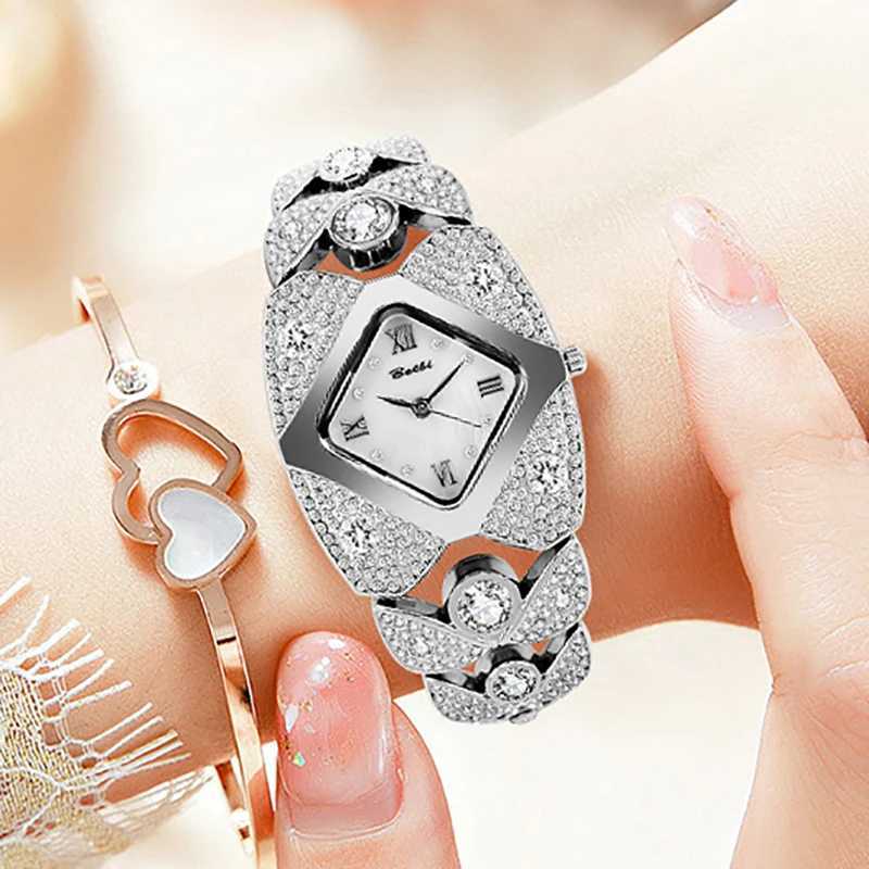 Unique Design Gold Women es 2025 New Luxury Brand Wrist es For Ladies Full Steel Women Quartz WristesW251031