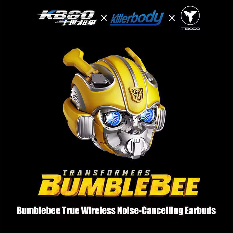 TRANSFORMERS Earbuds H1 High-Quality Genuine Bluetooth Earphone Cool Bumblebee -shaped Headset High Quality Zinc Alloy