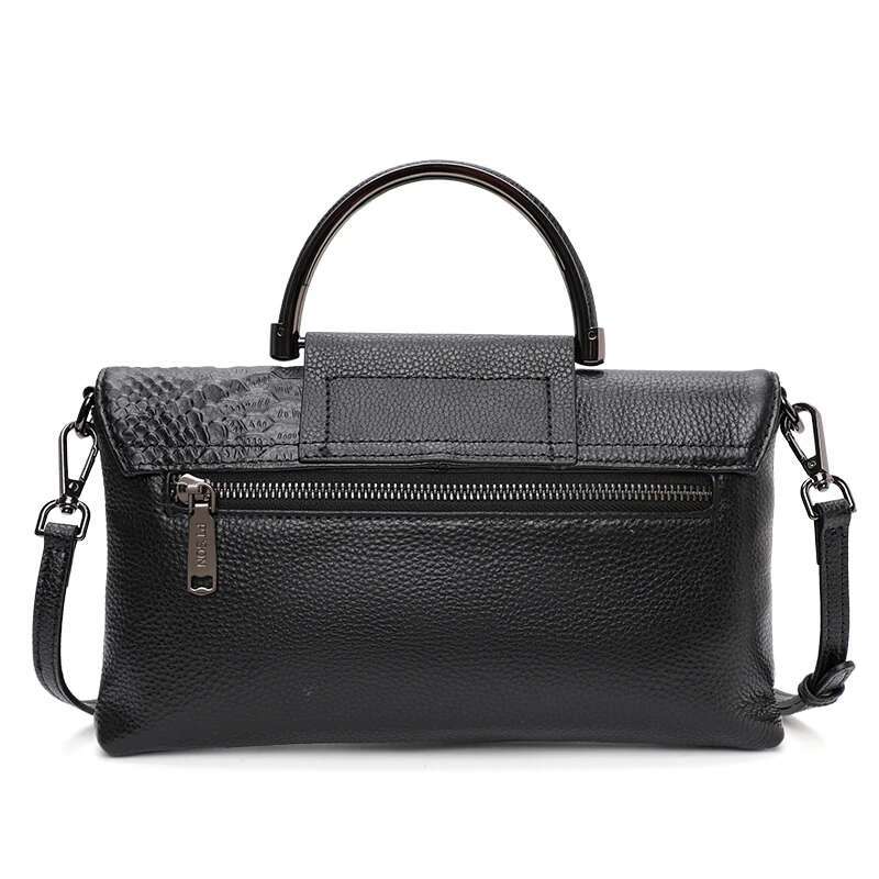 New Women's Snake Pattern Printed Handbag With And Multi Functional Leather Wallet