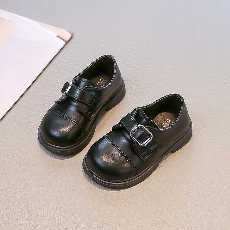 New Childrens PU Leather Shoes Spring Autumn Boys Girls Fashion Casual Mary Jane School Student Loafer Size 2335T251101