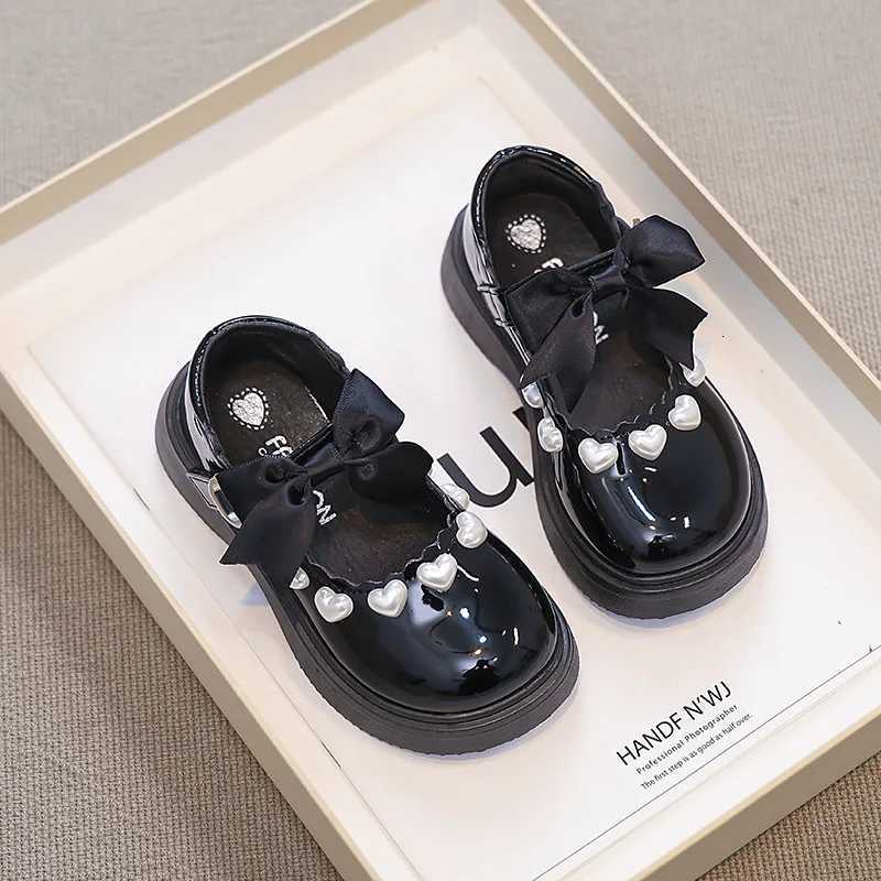 Fashion Girls Shoes Spring New Kids Leather Shoe Anti Slip Mary Jane Shoes Soft Soled Girls Casual Shoe Simple Womens ShoesT251101