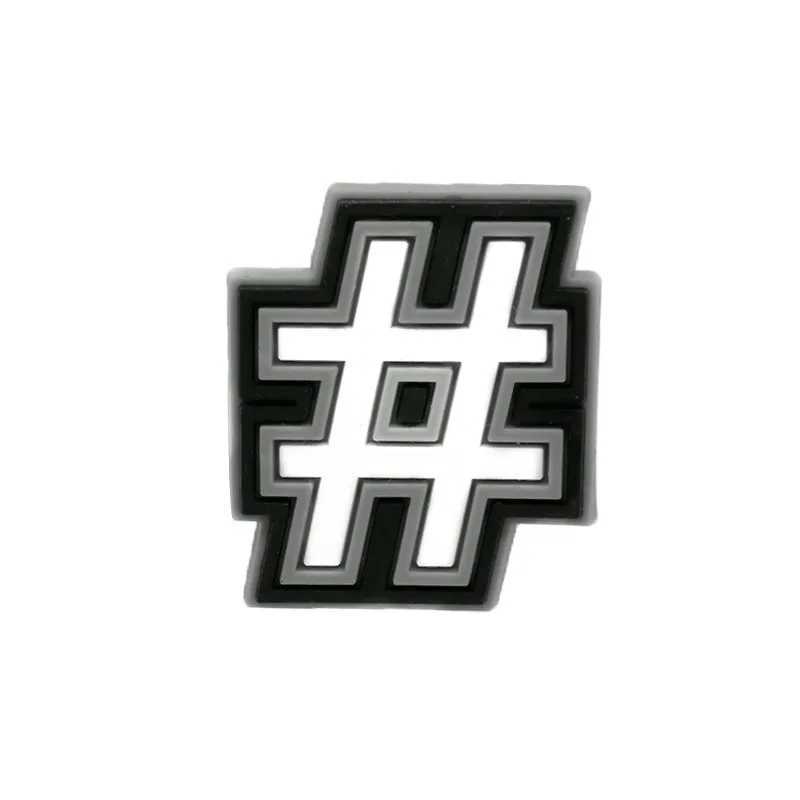 Letter Shoe Charms Decorations for 1 Alphabet Pin Boy Girl Childrens Jeans Female Charm Christmas Gift Favorite Shoe AccessoriesXJ250401