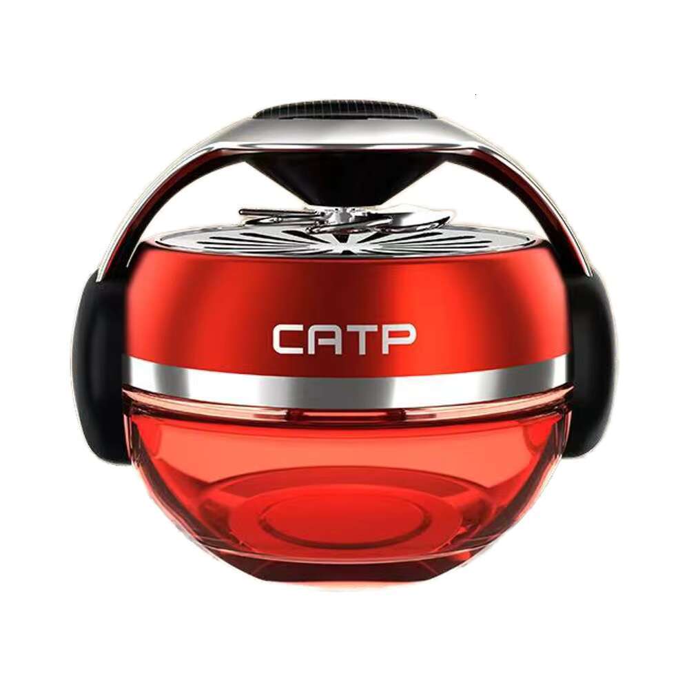 Long-Lasting Car Air Freshener ABS Quality Cool Musical Headphone DesignRotating Glass Bottle Interior Accessory With Perfume