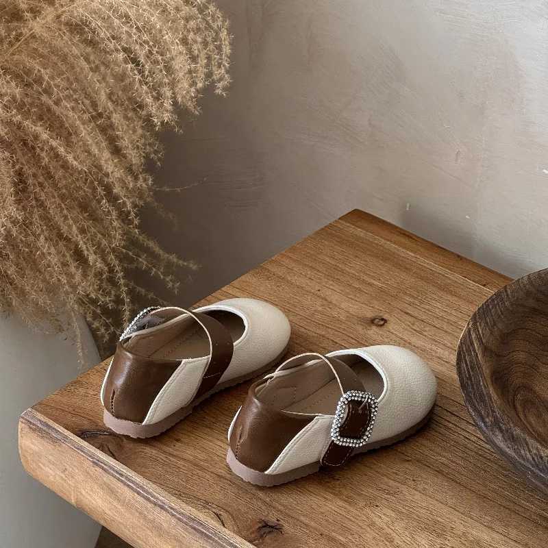 Kids Retro Party Leather Shoes for Girls 2025 New Autumn Toddler Walking Shoes Allday Comfort First Walker Outdoor Play FlatsT251101