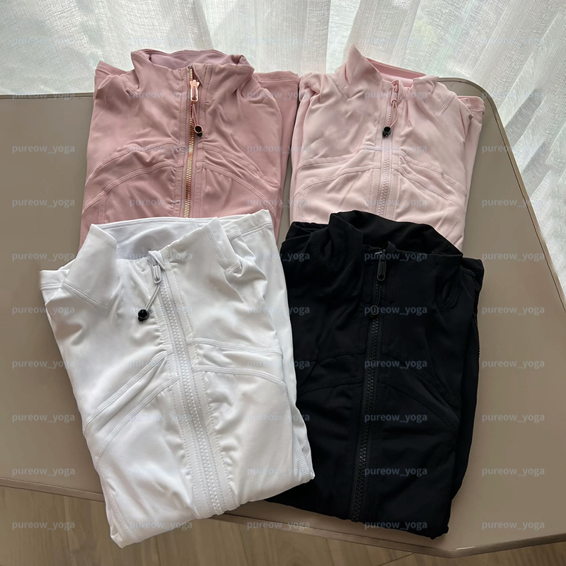 Free Shipping Womens Yoga Sets Long Clothes Sleeves Jacket Outfit Solid Color Nude Shaping Waist Fitness Jogging Sportswear Activewear Leggings Gym Sets