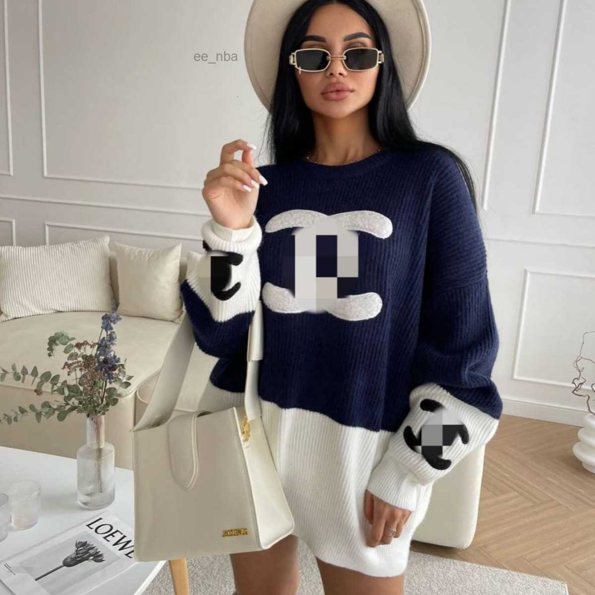 Woolen Sweaters Women Casual Oversized Knitted Sweater Dresses Warm Outerwear Free Ship good
