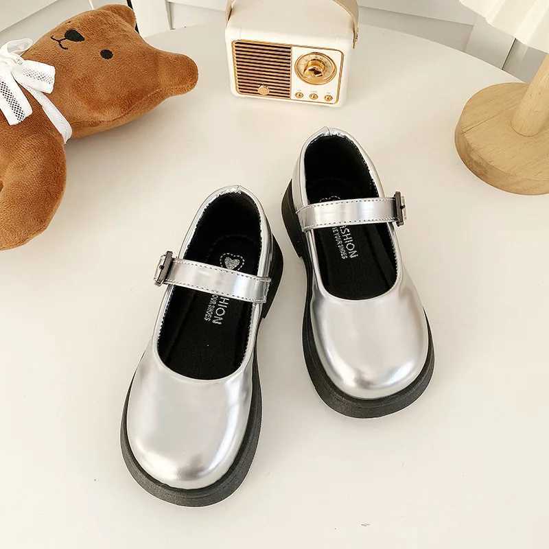 2025 New Spring Autumn Korean Style Girls Leather Shoes Fashion Princess Mary Jane Soft Sole Toddler ShoesT251101