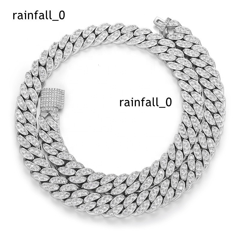 New Design Fine Jewelry Hip Hop Iced Out MoissaniteMoissanite Cuban Link Chain Necklaces