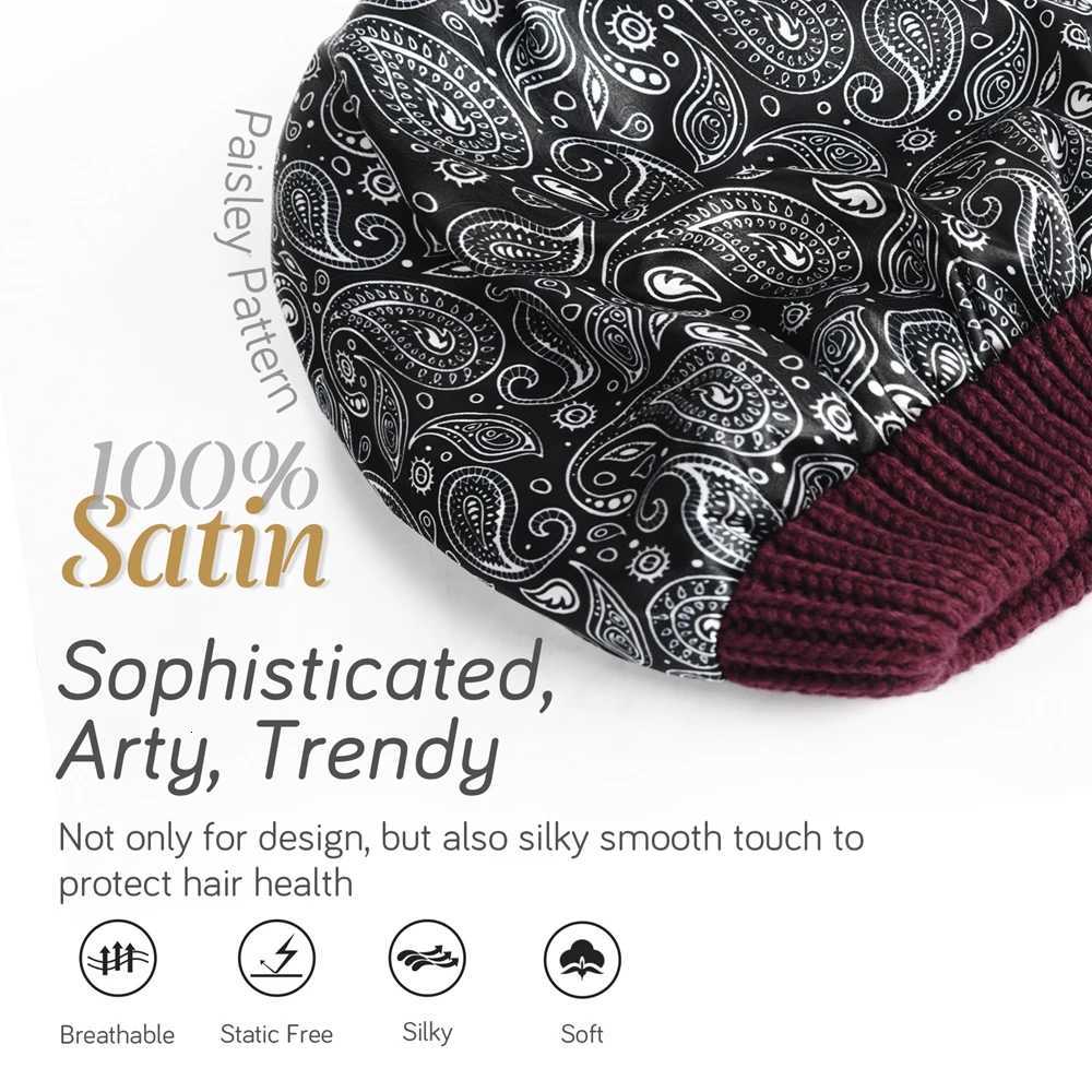 FURTALK Winter Beanie Hat for Women Satin Lined Cable Knit Chunky Slouchy Beanies Skull Warm CapXJ251101