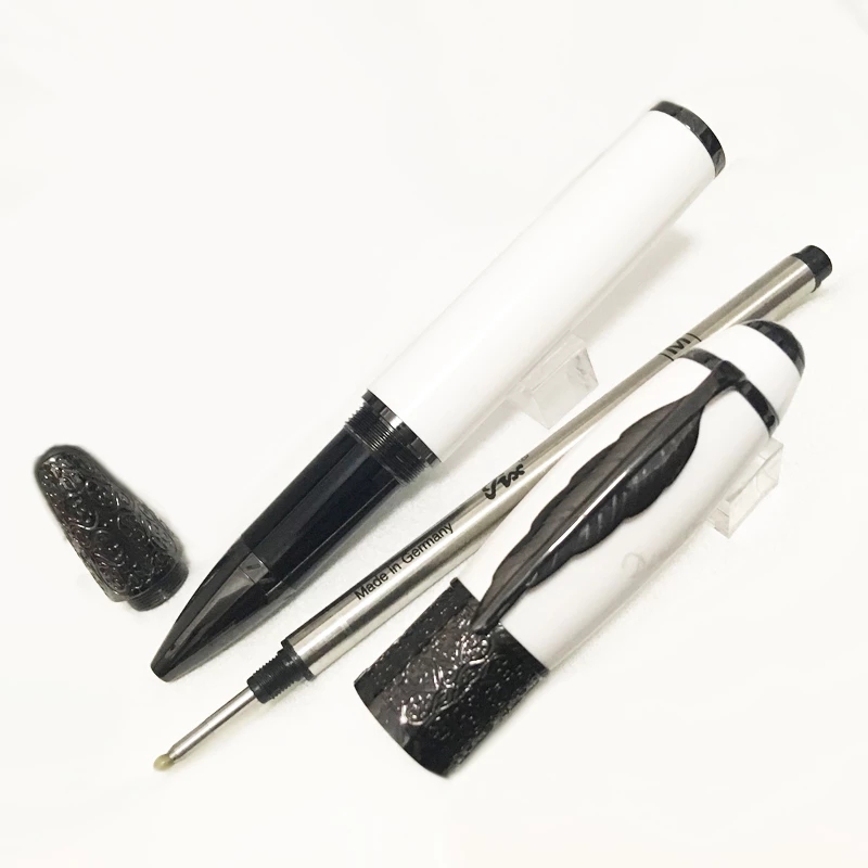 Mont Pen Great Writer Daniel Defoe Special Edition M Fountain Rollerball Ballpoint Pen Writing Smooth With Serial Number 0301/8000