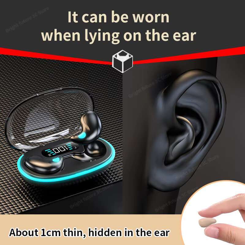 Trending Sports Headset Handsfree Audifonos TWS Earbuds Gaming In-ear Headphones Hifi Stereo ENC Sleeping Wireless Earphones