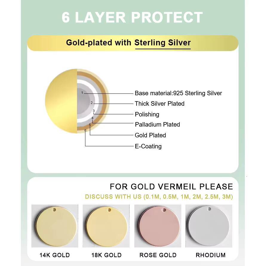 Women Jewelry Moissanite Diamond Pendant Necklace 925 Sterling Silver Gold Plated Chain