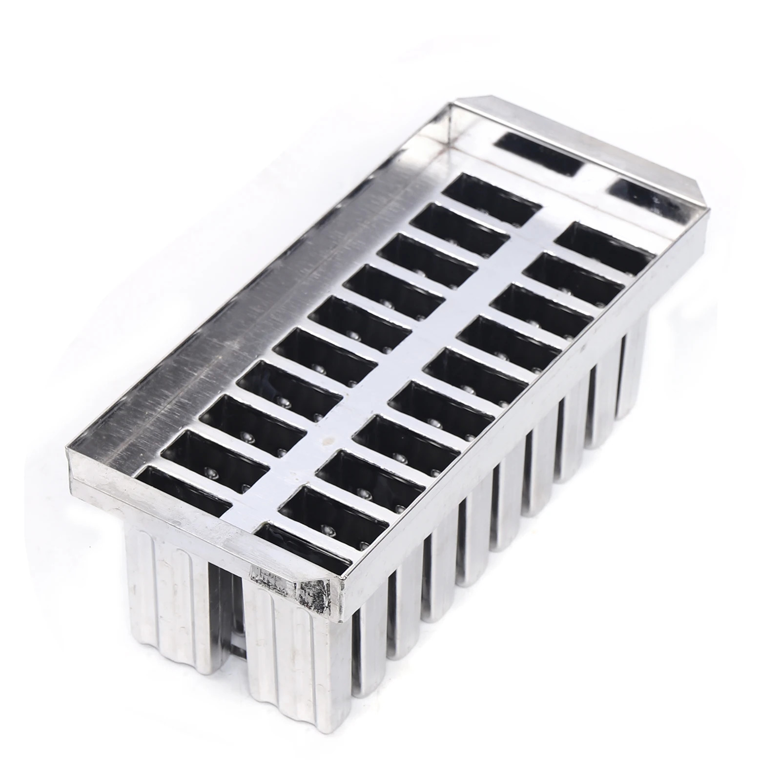 20Pcs Stainless Steel Ice Lolly Popsicle Molds Kit Pop Cream Stick Holder Fast Freeze Mold Easy to Use 250322