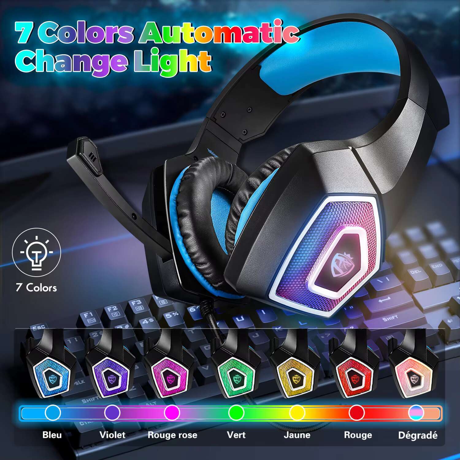 2024 the Hottest Wired Premium Gaming Headphone V1-V3