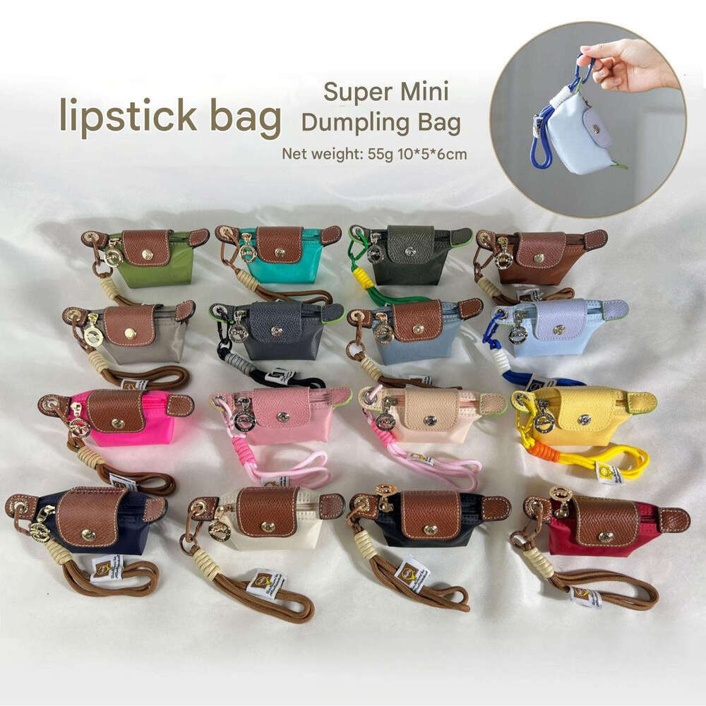 Luxury Bag Designer Bag France long French Super Mini Multi-color Dumpling Nylon Coin Purse Earphone Lipstick Storage Cute Small Hanging Bag