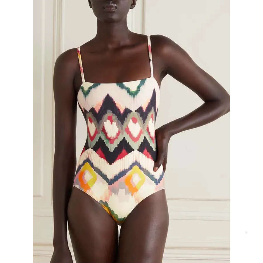 new gradient tie dye one-piece swimsuit INS set for women