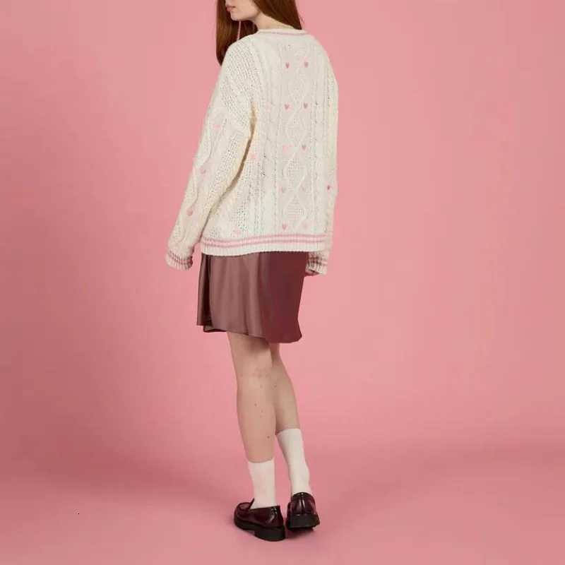 Fansmade Un official Taylors 2025 Lover Cardigan Valentine Gift Pink Knitted Y2K Casual 096T251101