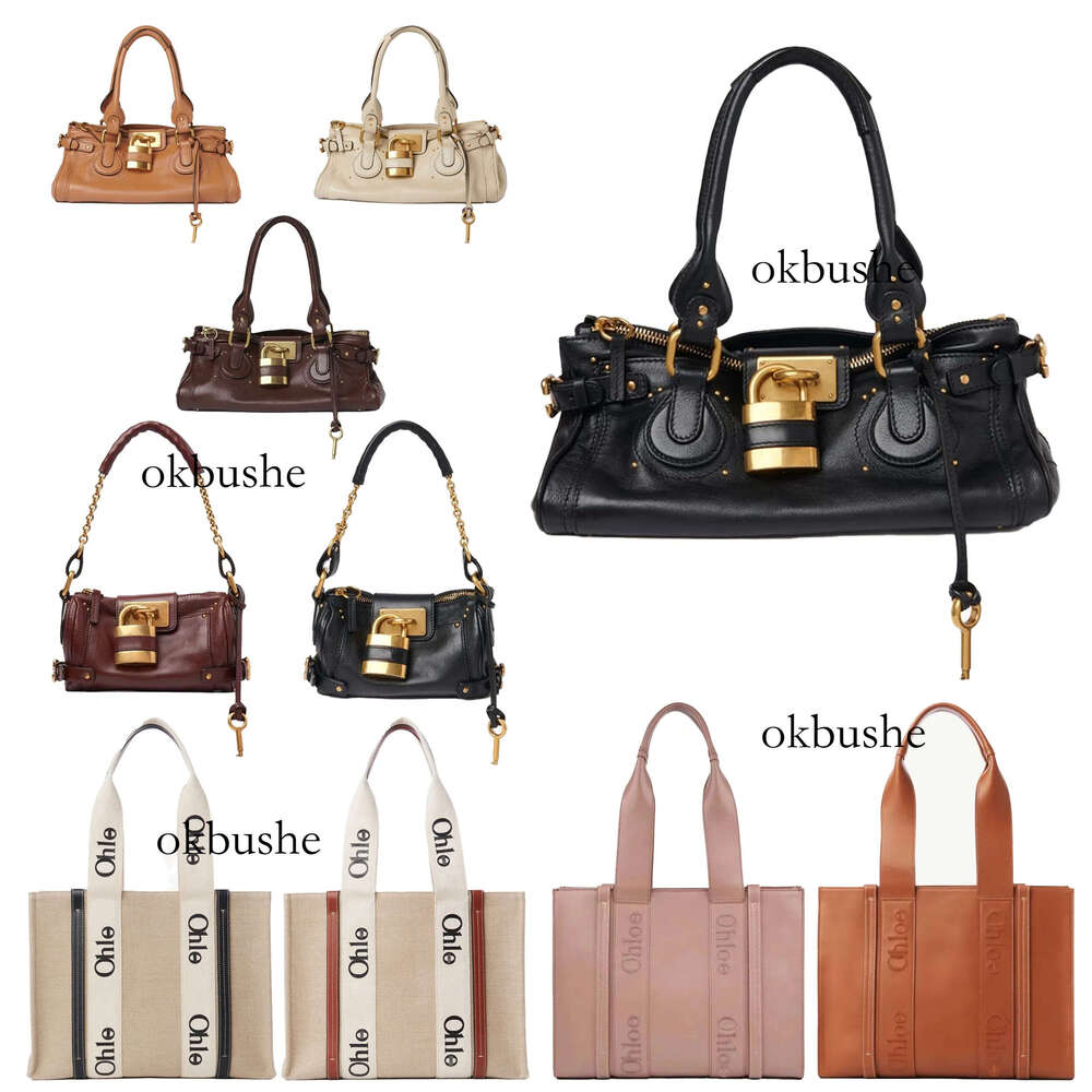 designer Luxury Tote Shoulder Bags purse woman design Grain leather Paddington bag new fashion handbag Retro Lock Head Bag Handheld Crossbody 3