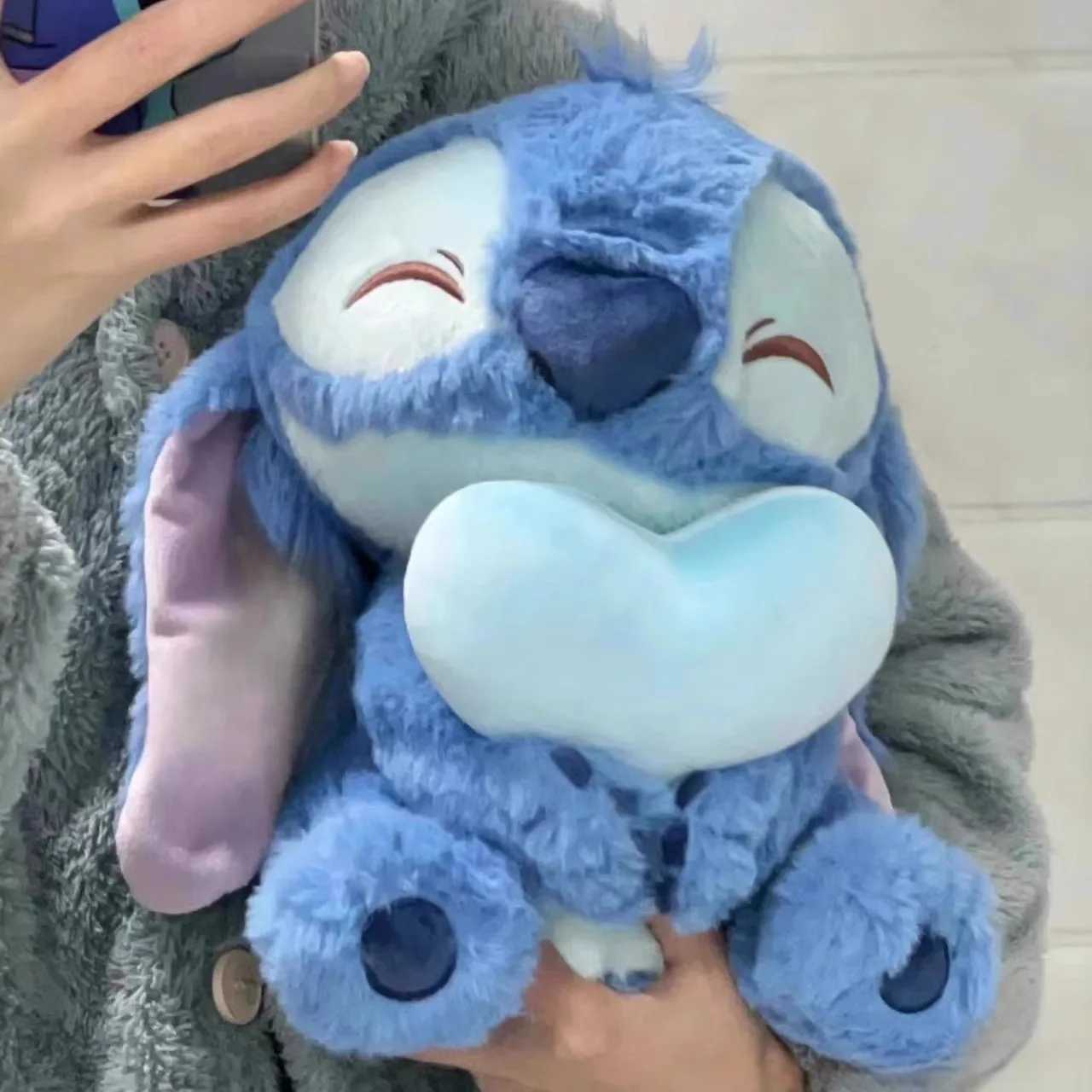 Disney 25-40CM Disney Plush Doll Sewing Lilo Doll Cute Duck Sewing Plush Filling Toy Animation Soft Filling Kawaii Childrens Birthday Gift Y250401