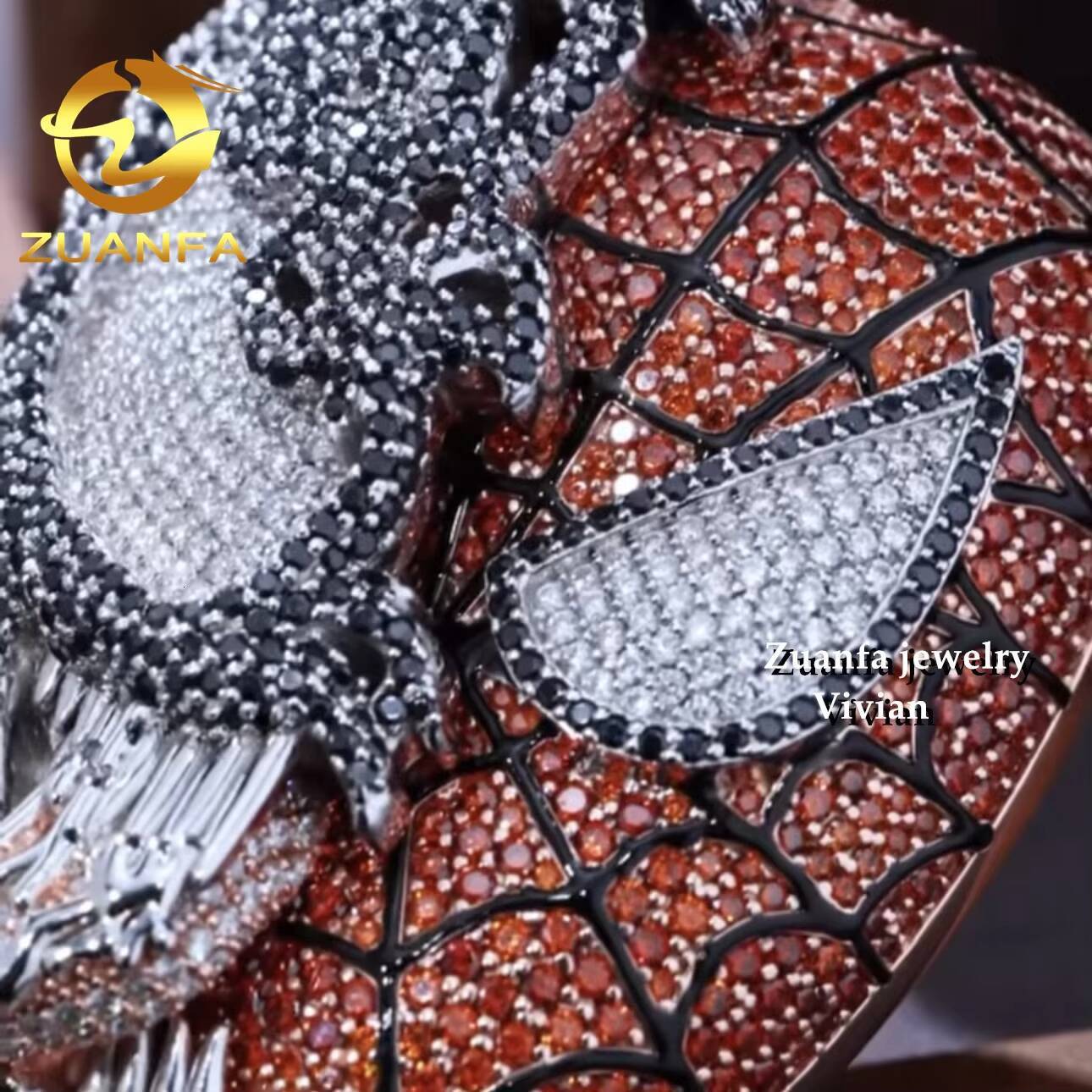 Custom Pendant Luxury VVS Moissanite Siler 925 Fashion Fine Jewelry Custom Hip Hop Pendant