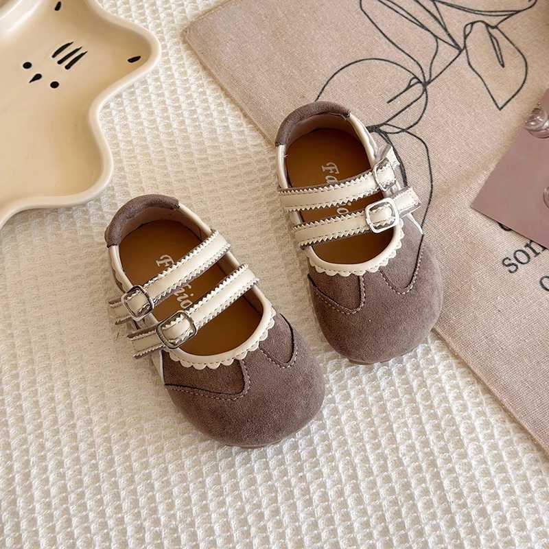 2025 Children Leather Shoes for Girls Spring Autumn New Fashion Korean Style Soft Bottom Antislippery Versatile Princess ShoesT251101