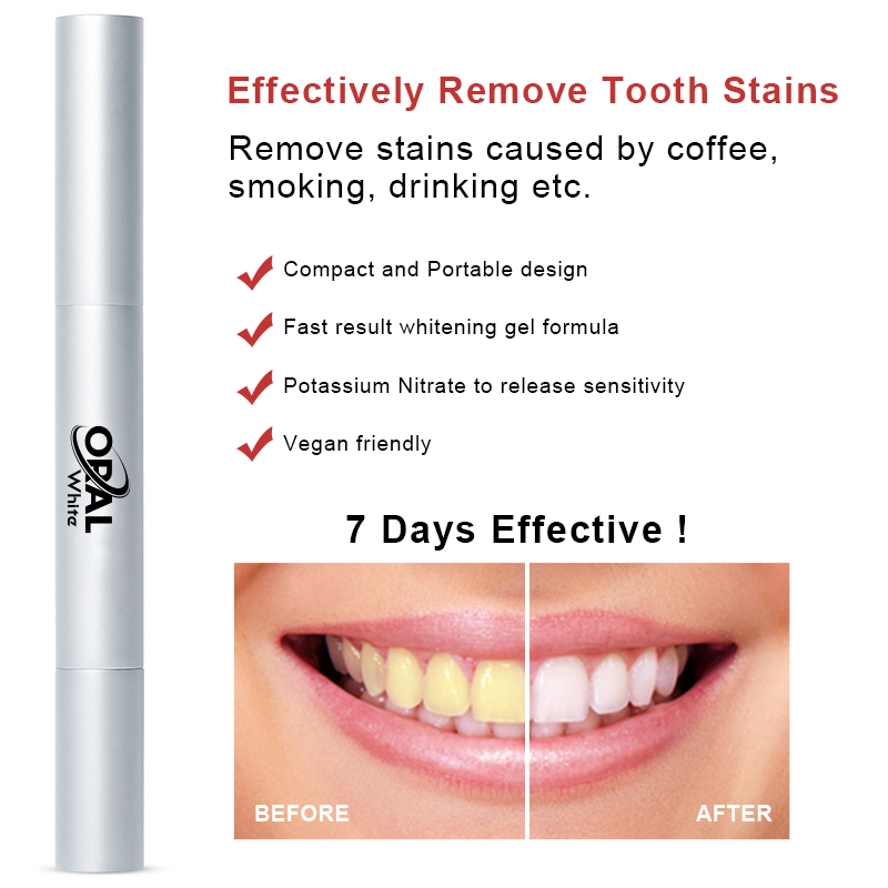 VieBeauti Teeth Whitening Pen (3 Pcs), 30+ Uses, Effective, Painless, No Sensitivity, Travel-Friendly, Easy to Use, Beautiful White Smile, Mint Flavor